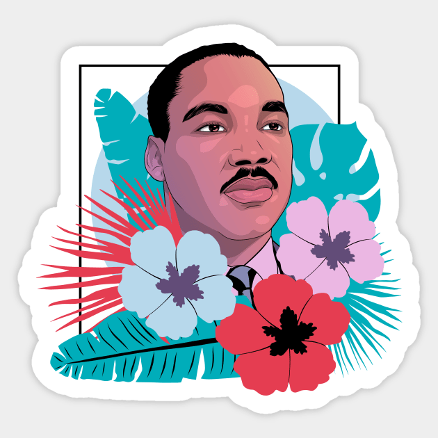 MLK Sticker by Midnight Run Studio